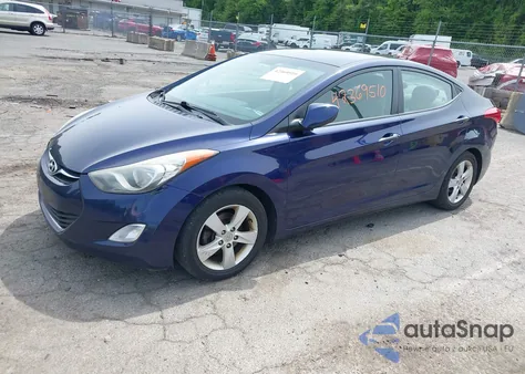 2013 Hyundai Elantra Gls from USA, damaged, VIN 5NPDH4AE7DH376490